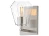 Maxim Lighting Geode 1-Light Satin Nickel Wall Sconce