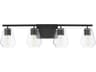 Maxim Lighting Geode 4-Light Black Vanity Light