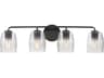Maxim Lighting Honey 4-Light Kentucky Bronze Black Vanity Light