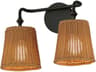 Maxim Lighting Baja 2-Light Dark Bronze Vanity Light