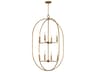 Maxim Lighting Martel 8-Light Etruscan Gold Tiered Pendant