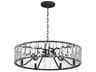 Maxim Lighting Odeon 6-Light Black Candelabra Chandelier