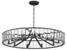 Maxim Lighting Odeon 10-Light Black Candelabra Chandelier