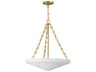 Maxim Lighting Artemis 4-Light Natural Aged Brass Bowl Pendant