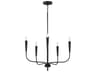 Maxim Lighting Vela 5-Light Black Candelabra Chandelier