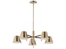 Maxim Lighting Carlo 5-Light Dark Bronze Heritage Brass LED Chandelier