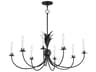 Maxim Lighting Paloma 8-Light Anthracite Black Candelabra Chandelier