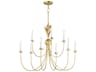 Maxim Lighting Paloma 9-Light Gold Leaf Candelabra Chandelier
