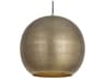 Maxim Lighting Aurelia 1-Light Weathered Brass Pendant