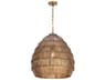 Maxim Lighting Gilda 1-Light Antique Brass Pendant
