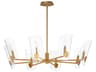Maxim Lighting Armory 8-Light Natural Aged Brass Chandelier