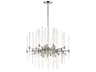 Maxim Lighting Divine 8-Light Polished Nickel Glass Linear Pendant