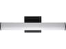 Maxim Lighting Rail 1-Light Black Vanity Light