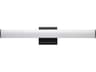 Maxim Lighting Rail 1-Light Black Vanity Light