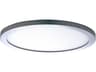 Maxim Lighting Chip 1-Light Satin Nickel Round Flush Mount