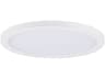 Maxim Lighting Chip 1-Light White Round Flush Mount