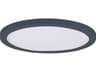 Maxim Lighting Chip 1-Light Black Round Flush Mount
