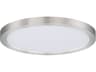 Maxim Lighting Chip 1-Light Satin Nickel Round Flush Mount