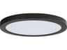 Maxim Lighting Chip 1-Light Black Round Flush Mount