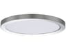 Maxim Lighting Chip 1-Light Satin Nickel Round Flush Mount