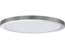 Maxim Lighting Chip 1-Light Satin Nickel Round Flush Mount