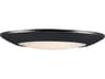 Maxim Lighting Diverse 1-Light Black Bowl Flush Mount