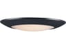 Maxim Lighting Diverse 1-Light Black Bowl Flush Mount