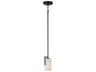 Maxim Lighting Dart 1-Light Black Cylinder Mini Pendant
