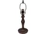 Meyda Fleur Mahogany Bronze 1-Light Table Lamp