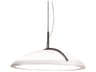Meyda Gravity White Glass LED Bowl Pendant