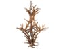 Meyda Antlers 8-Light Antique Copper Chandelier