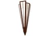 Meyda Brum 1-Light Mahogany Bronze Glass Wall Sconce
