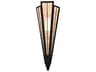 Meyda Brum 1-Light Textured Black Wall Sconce