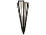 Meyda Brum 1-Light Black Glass Wall Sconce