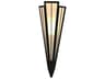 Meyda Brum 1-Light Textured Black Wall Sconce