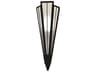 Meyda Brum 1-Light Textured Black Wall Sconce