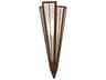 Meyda Brum 1-Light Sepia Brown Glass Wall Sconce