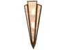 Meyda Brum 2-Light Antique Copper Black Wall Sconce