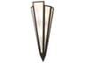 Meyda Brum 2-Light Oil Rubbed Bronze Glass Wall Sconce