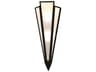 Meyda Brum 2-Light Textured Black Wall Sconce