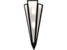 Meyda Brum 2-Light Contrail Mist Idalight White Wall Sconce