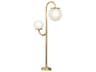 Meyda Bola Brushed Brass Buffet Lamp