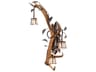 Meyda Antlers 3-Light Copper Vein Wall Sconce
