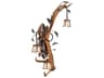 Meyda Antlers 3-Light Copper Vein Wall Sconce
