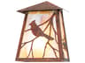 Meyda Stillwater Song Bird 1-Light Outdoor Wall Light