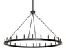 Meyda Loxley 24-Light Textured Black Traditional Chandelier