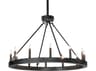 Meyda Loxley 12-Light Black Traditional Chandelier