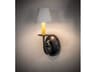 Meyda Squire 1-Light Black Traditional Wall Sconce