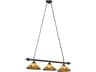 Meyda Nuevo 3-Light Bronze Traditional Linear Island Pendant
