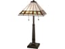 Meyda Diamond Band Mission Bronze Traditional Buffet Lamp